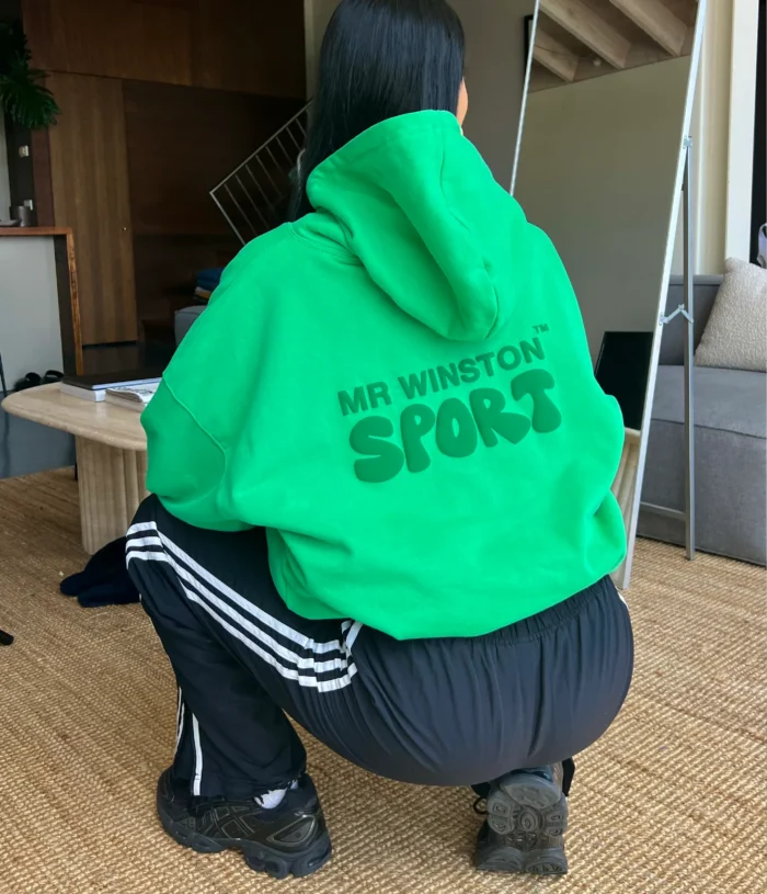 Mr Winston Irish Green Puff Hoodie