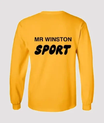 Mr Winston Merch Logo Sweatshirt Yellow